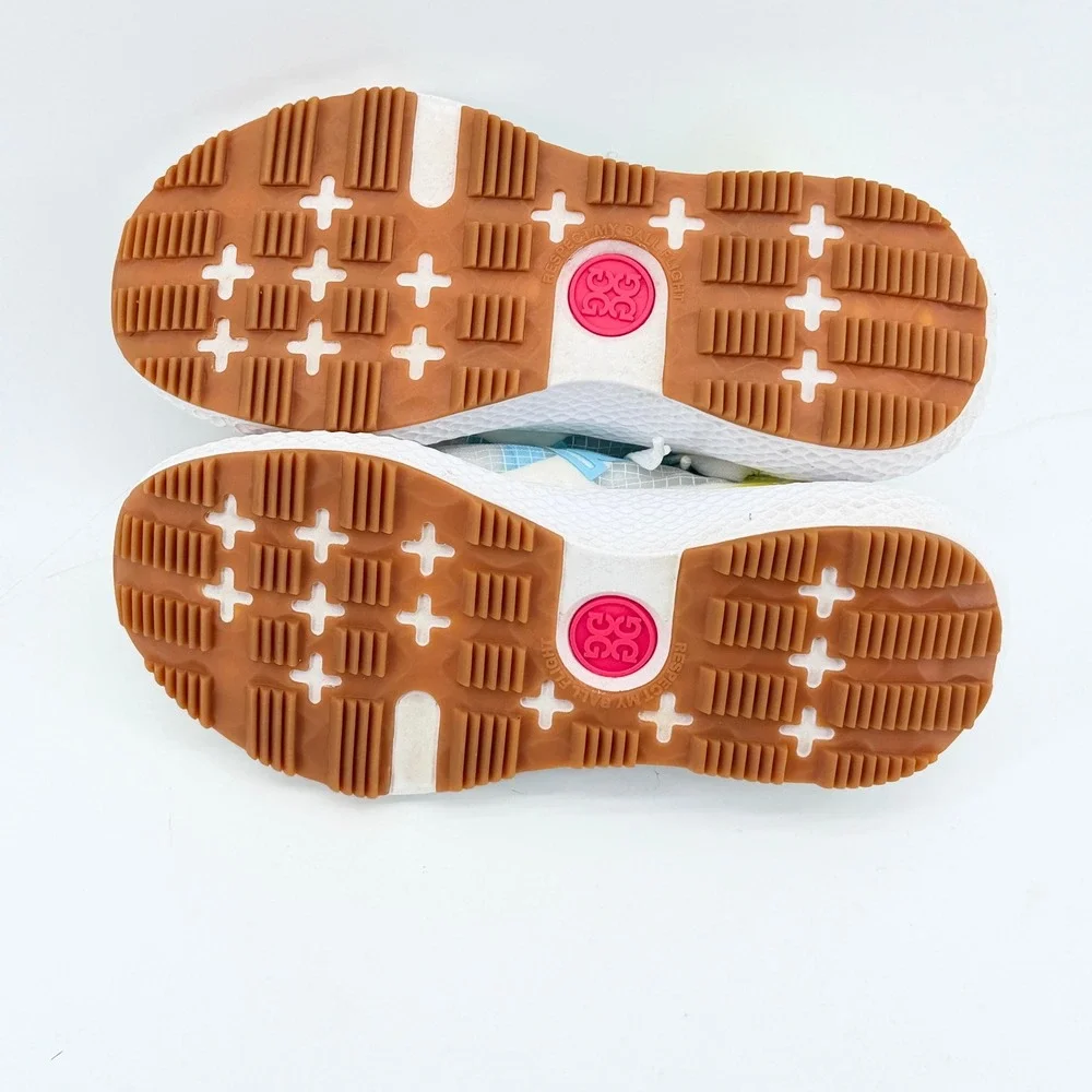 G/FORE MG4+ Golf Shoes White Multi Color Spikeless G4AF21EF28 Womens